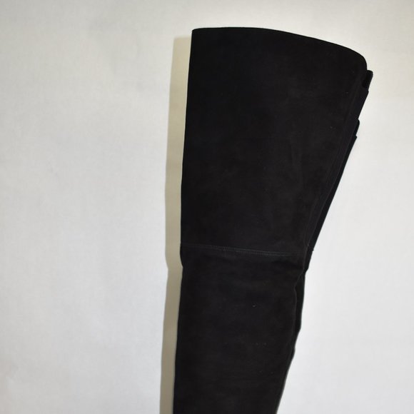 CELEBS $900 STUART WEITZMAN Hilo Thigh High OTK Boot suede BLACK 8 (JB26) - Picture 11 of 15